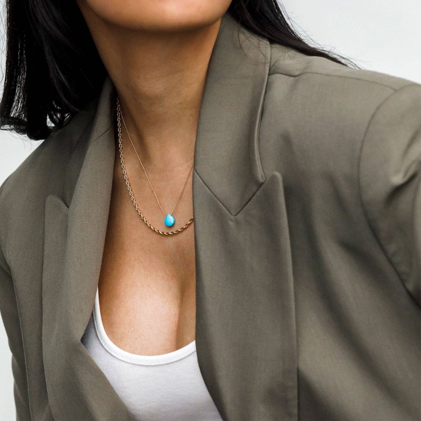 Wanderlust Life December Birthstone Necklace - Turquoise