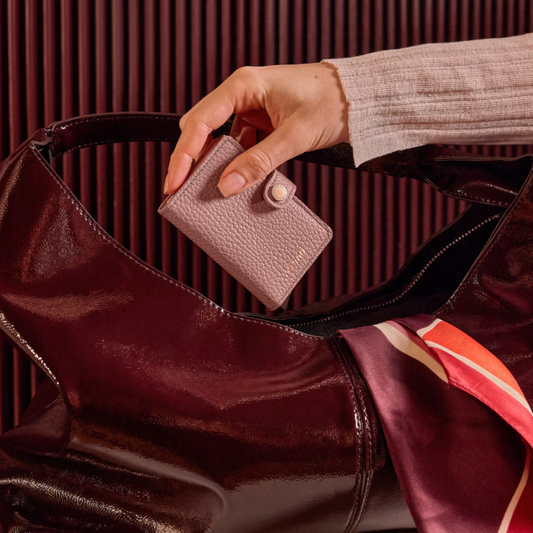 Mini Wallet - Pebble Rose