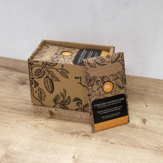 Chocolarder Cornish Honeycomb 50% Milk Chocolate Bar
