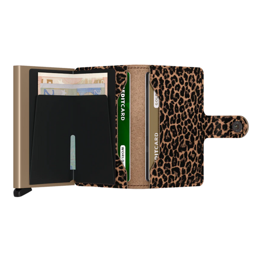 Mini Wallet - Leo Beige