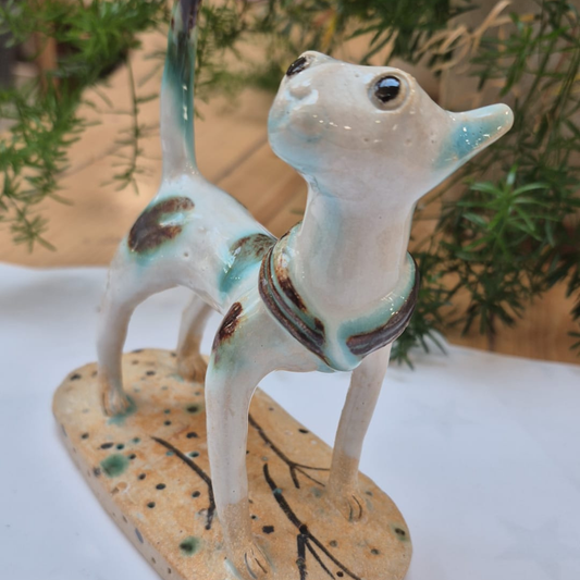 Shelagh Spear Standing Cat SS220