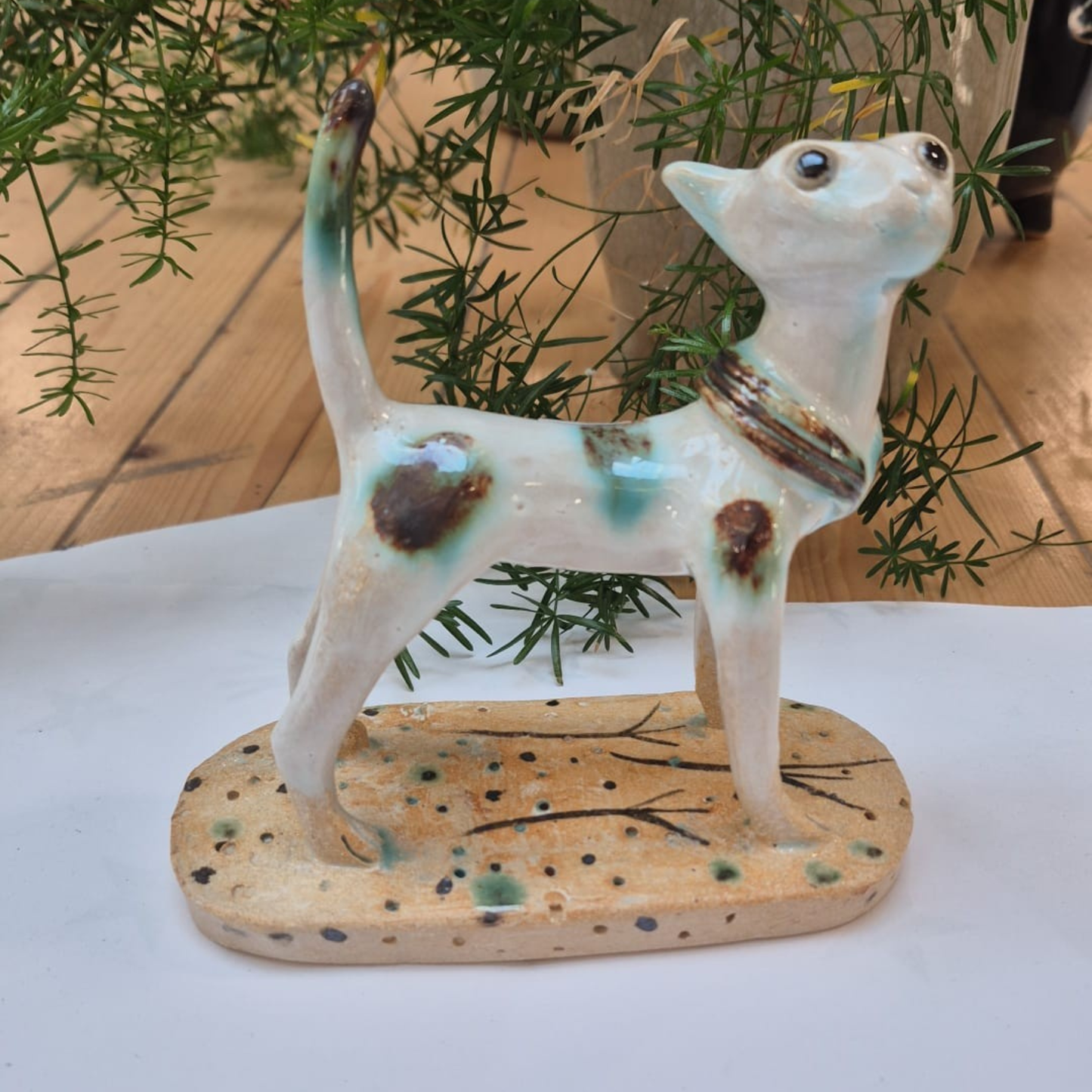 Shelagh Spear Standing Cat SS220