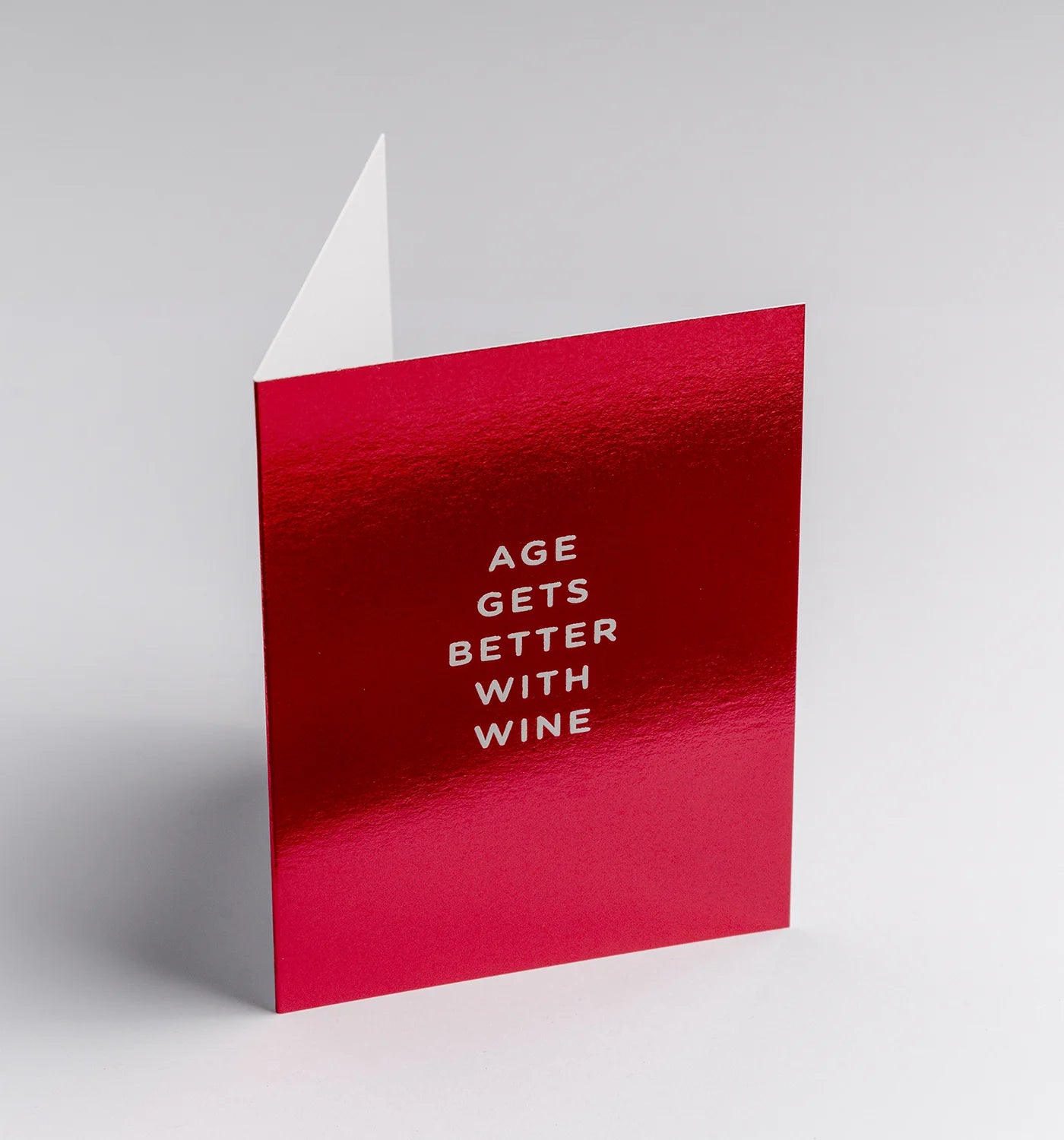 Lagom Mini Greeting Card - Better WIth WIne