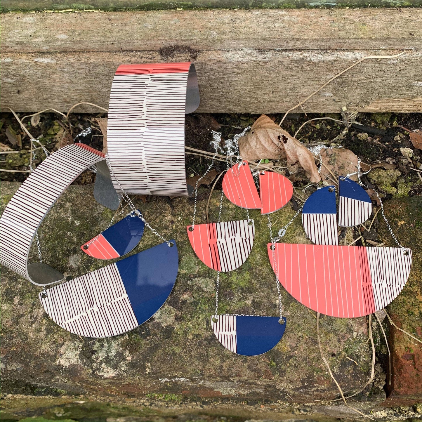 Jenni Douglas Narrow Peony Cuff Bracelet