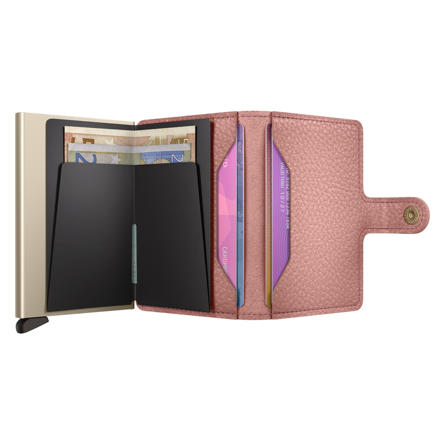 Mini Wallet - Pebble Rose