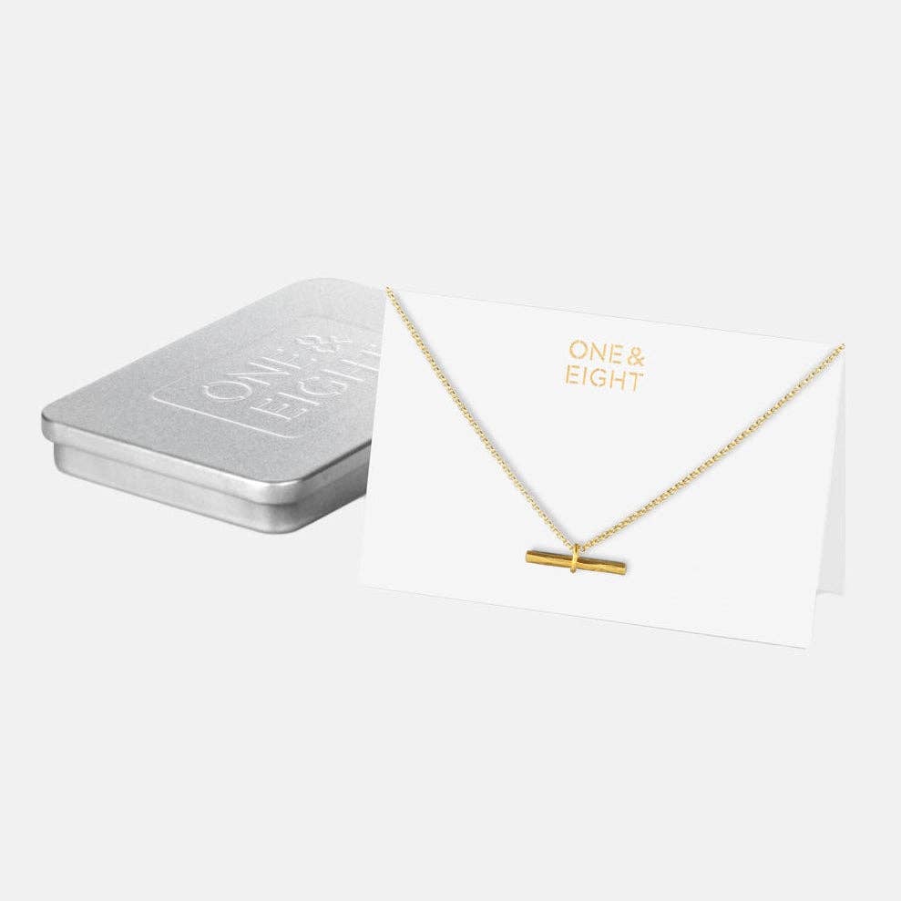 One & Eight Willow Necklace - Gold