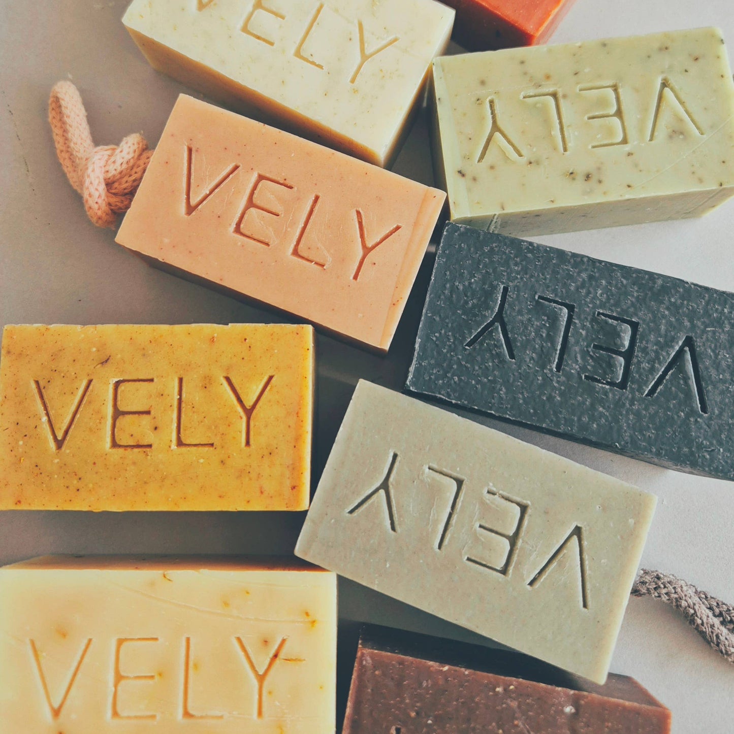Natural Handmade Soap On A Rope - Sea Meditation