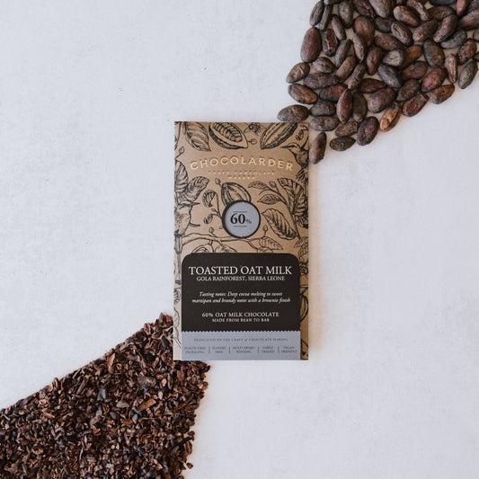 Chocolarder Gola Toasted Oat 60% Milk Chocolate Bar