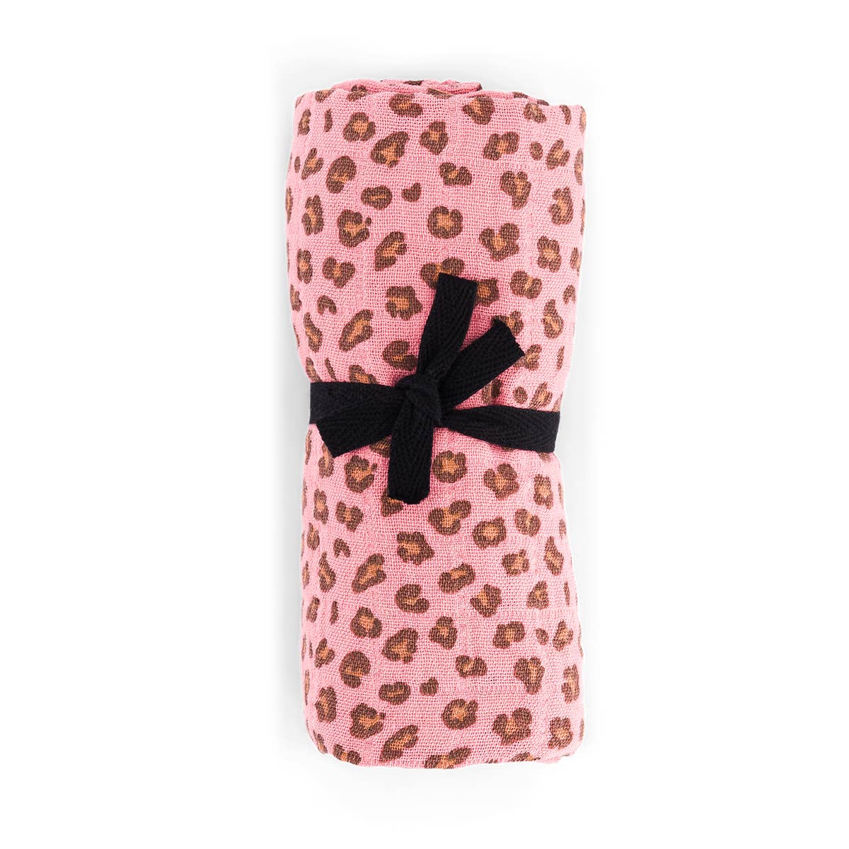 Square Scarf - Geranium Leopard