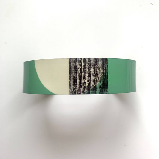 Jenni Douglas Balance Narrow Cuff Bracelet - Green Band
