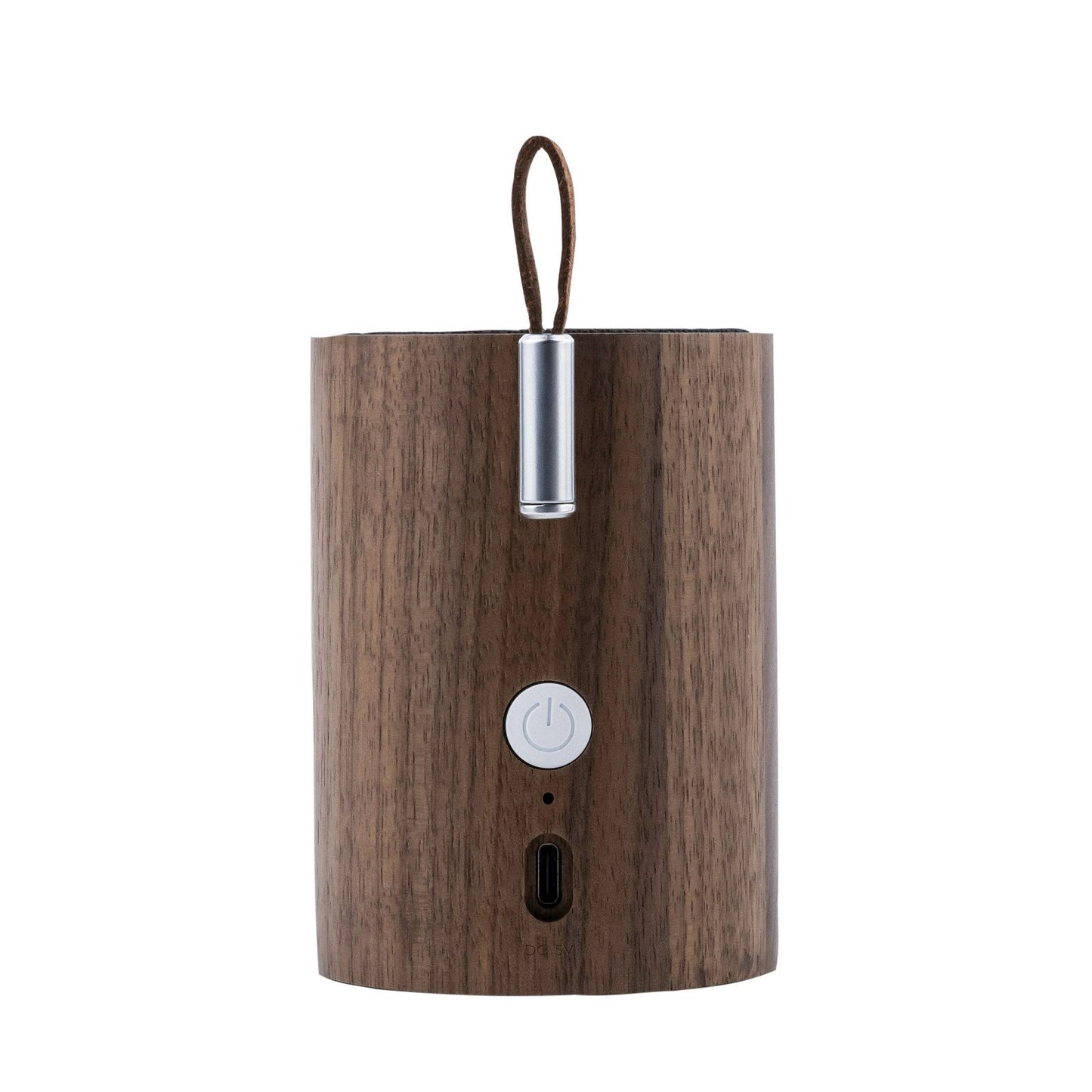 Gingko Design Drum Light Bluetooth Speaker - Walnut