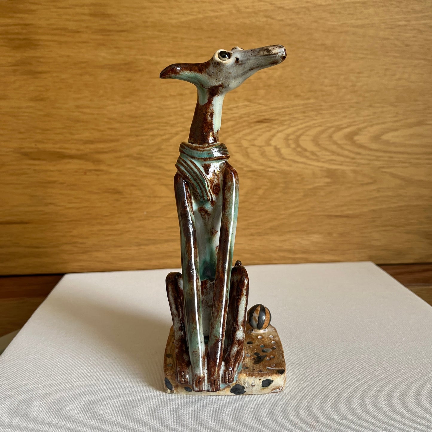 Shelagh Spear Dog and Ball SS230