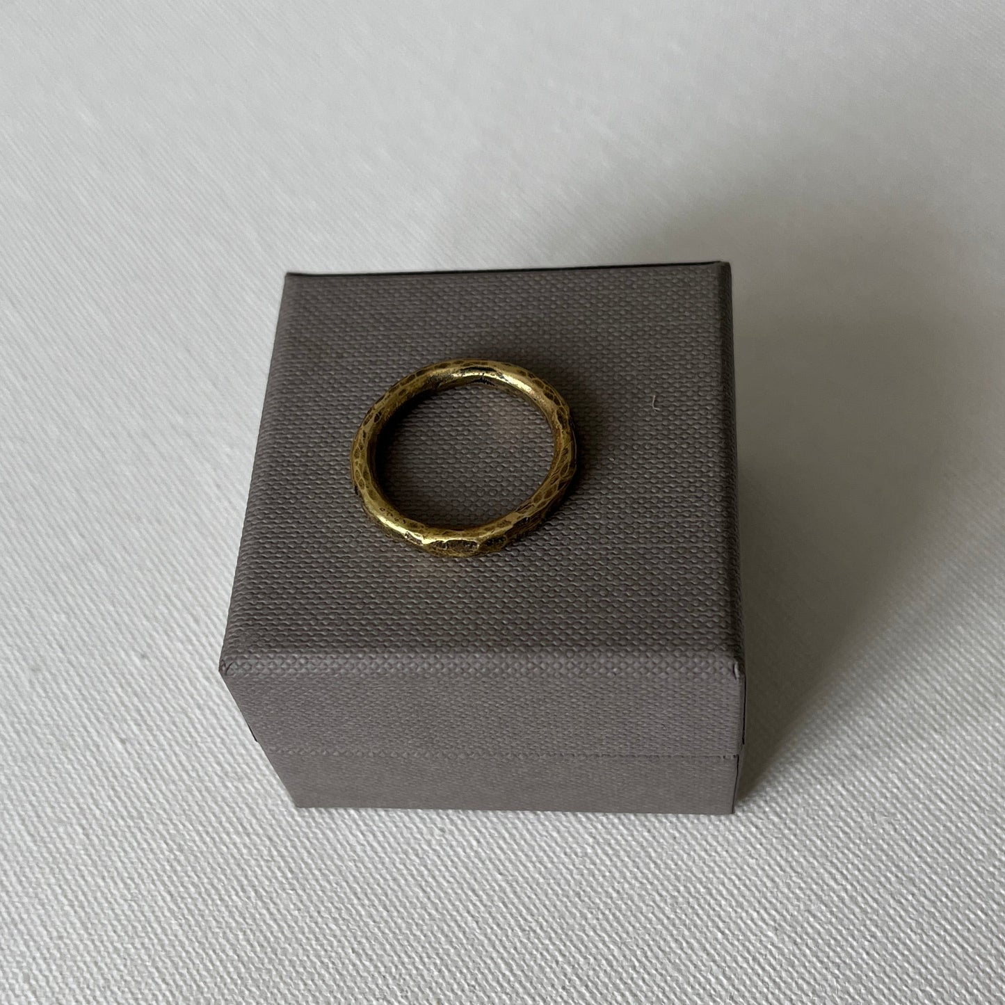 Brass Stacker Ring