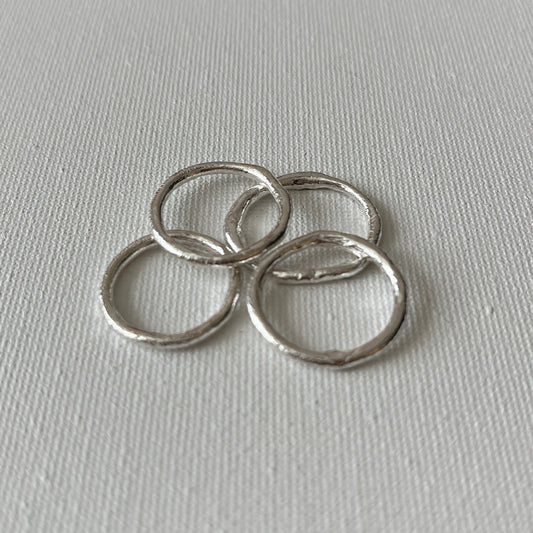Eco-Silver Stacking Ring