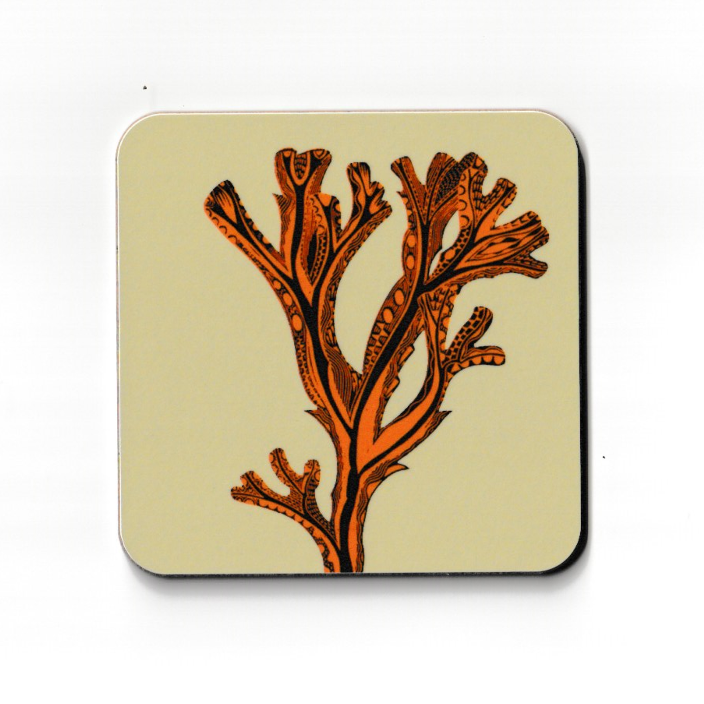 Seaweed Coaster - Coral Red