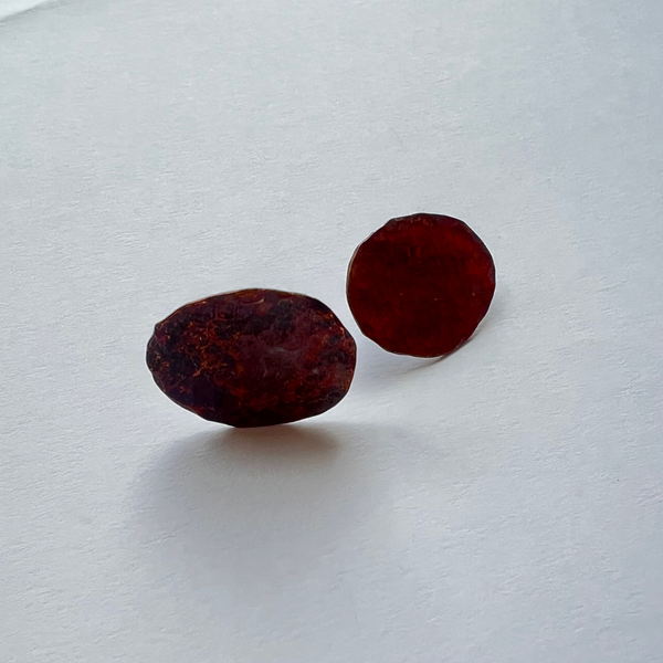 Sarah Drew Copper Pebble Earrings