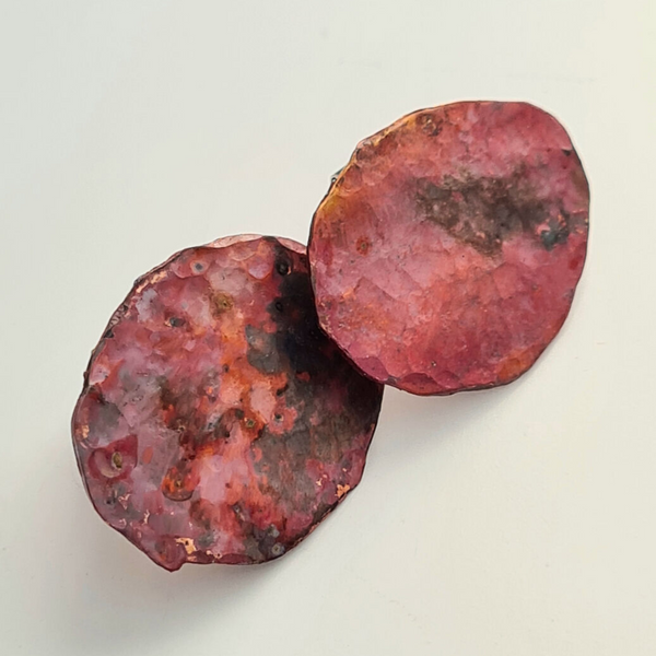 Sarah Drew Copper Pebble Earrings