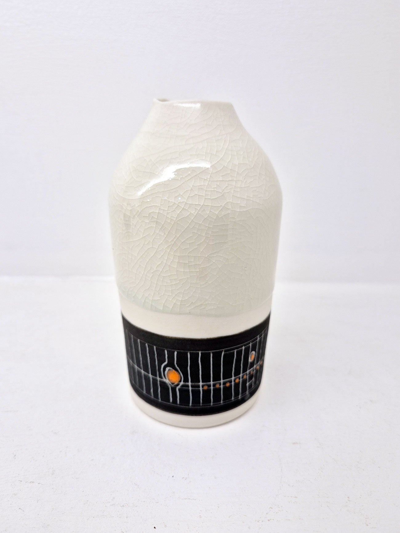 Sarah Cooling Sgraffito Orange Pop Bottle - Medium