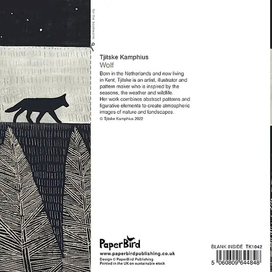 Greetings Card - Wolf
