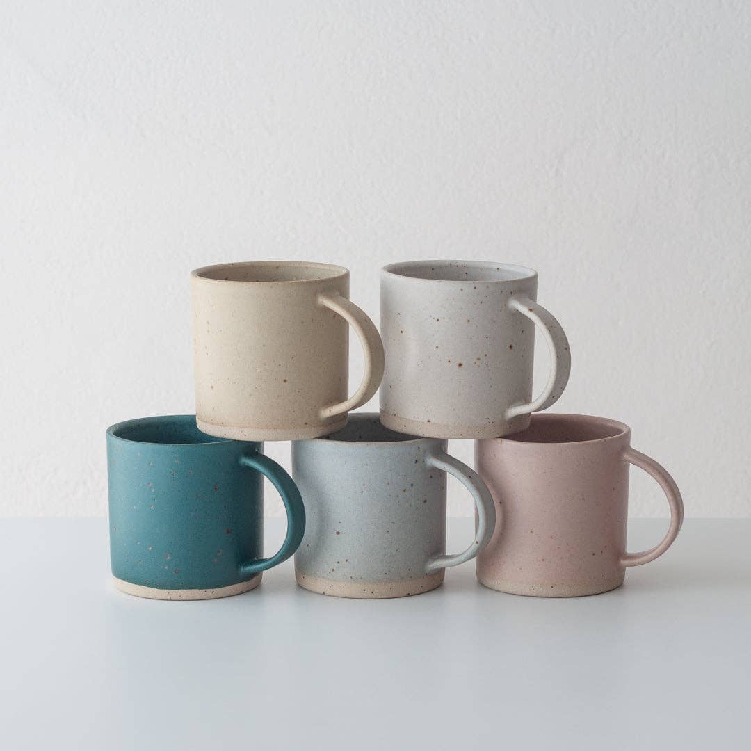 Dor & Tan Ceramic Mug - Feldspar Pink & Speckled