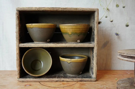 Lucy Turner Small Bowl - Brown & Gold