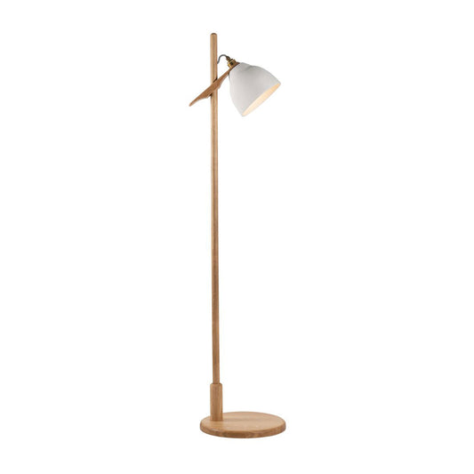 Studio Haran Element Oak and Ceramic Floor Lamp
