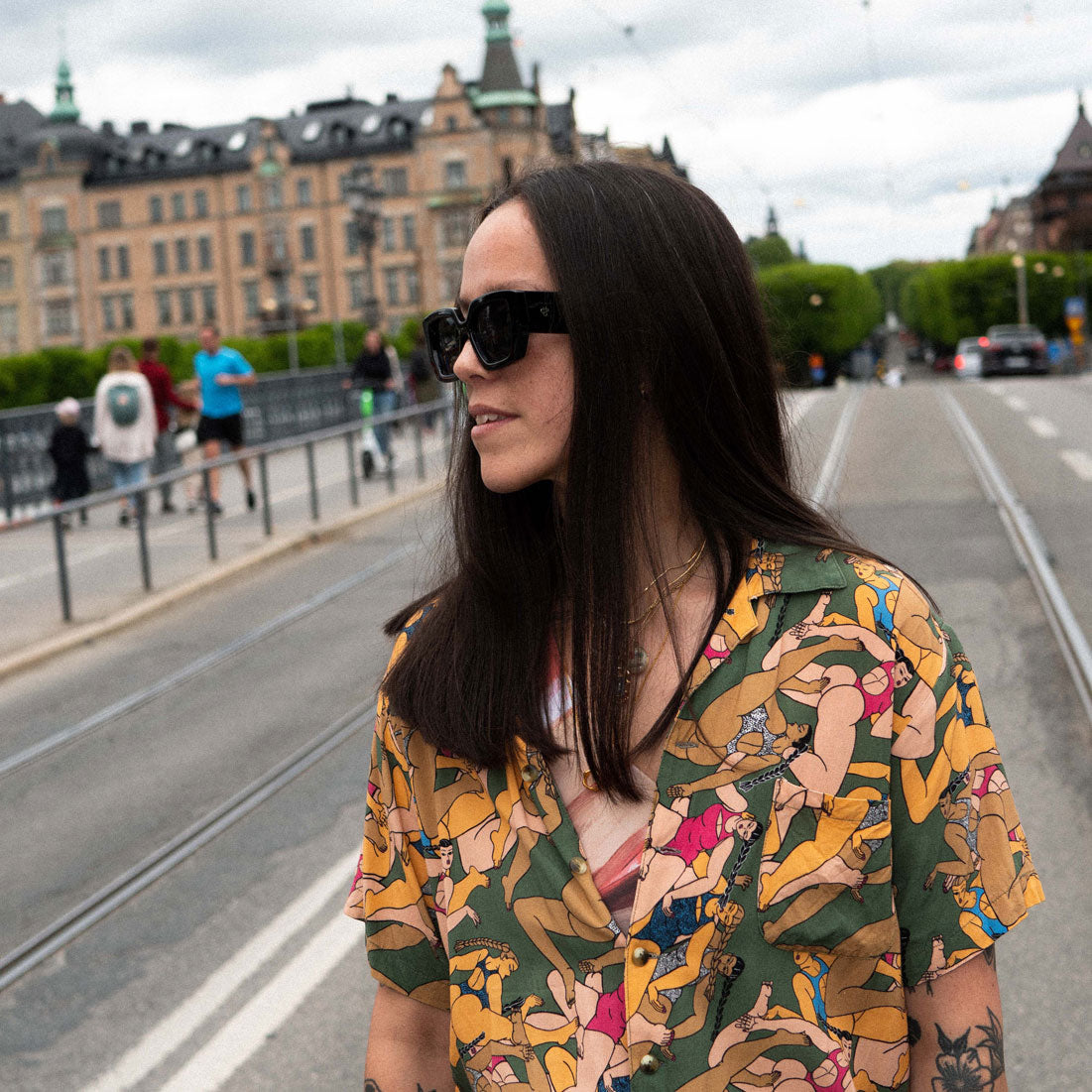 CHPO Hong Kong Sunglasses - Black