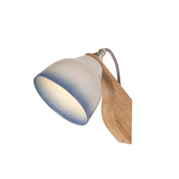 Studio Haran Element Oak and Ceramic Wall Light