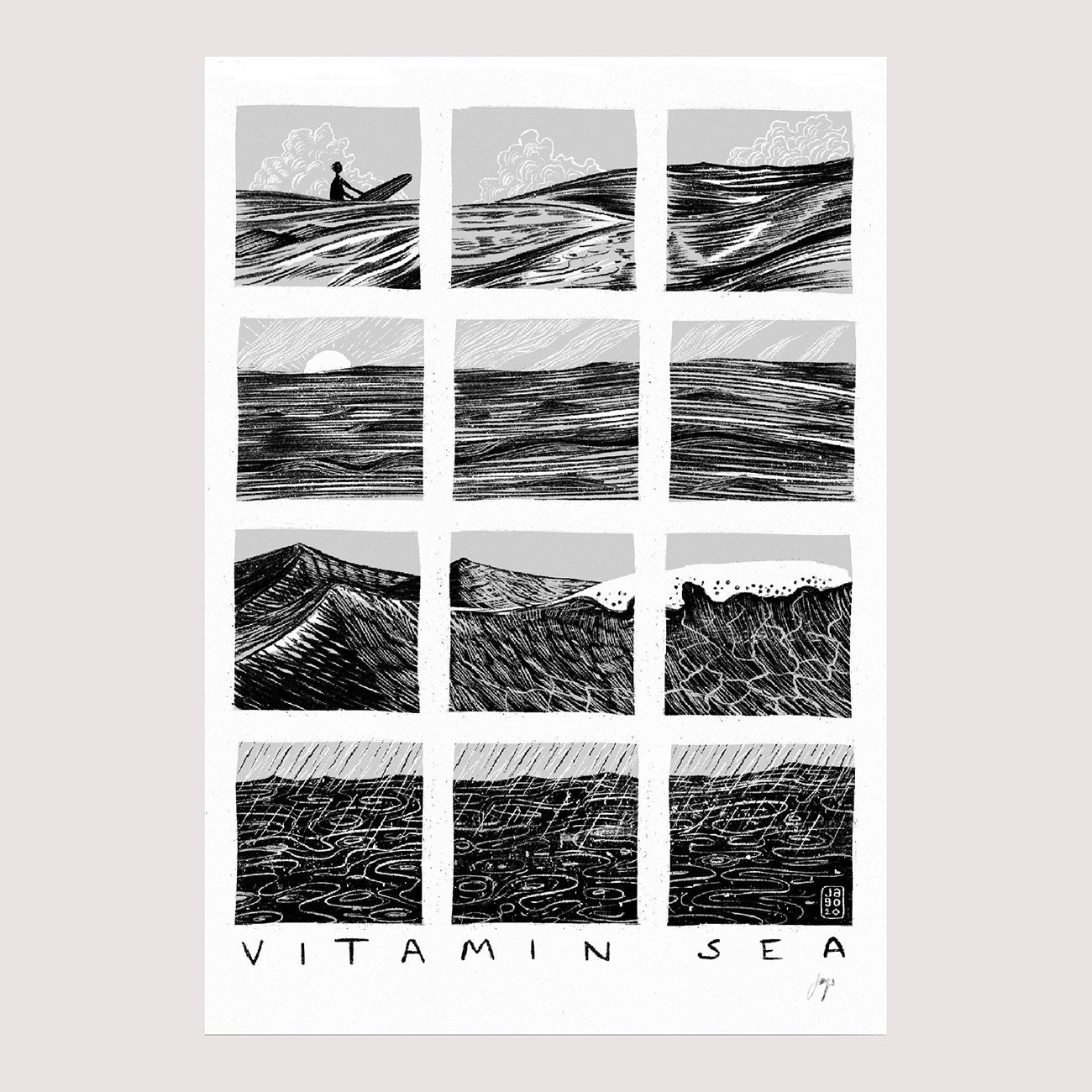 Jago Illustration Print - Vitamin Sea