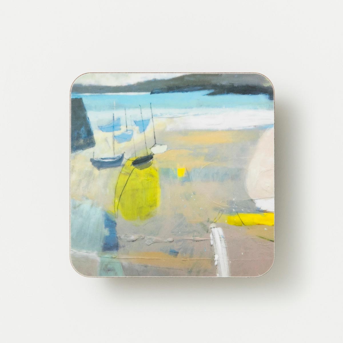 Waiting Coaster Illustrated Living St Ives