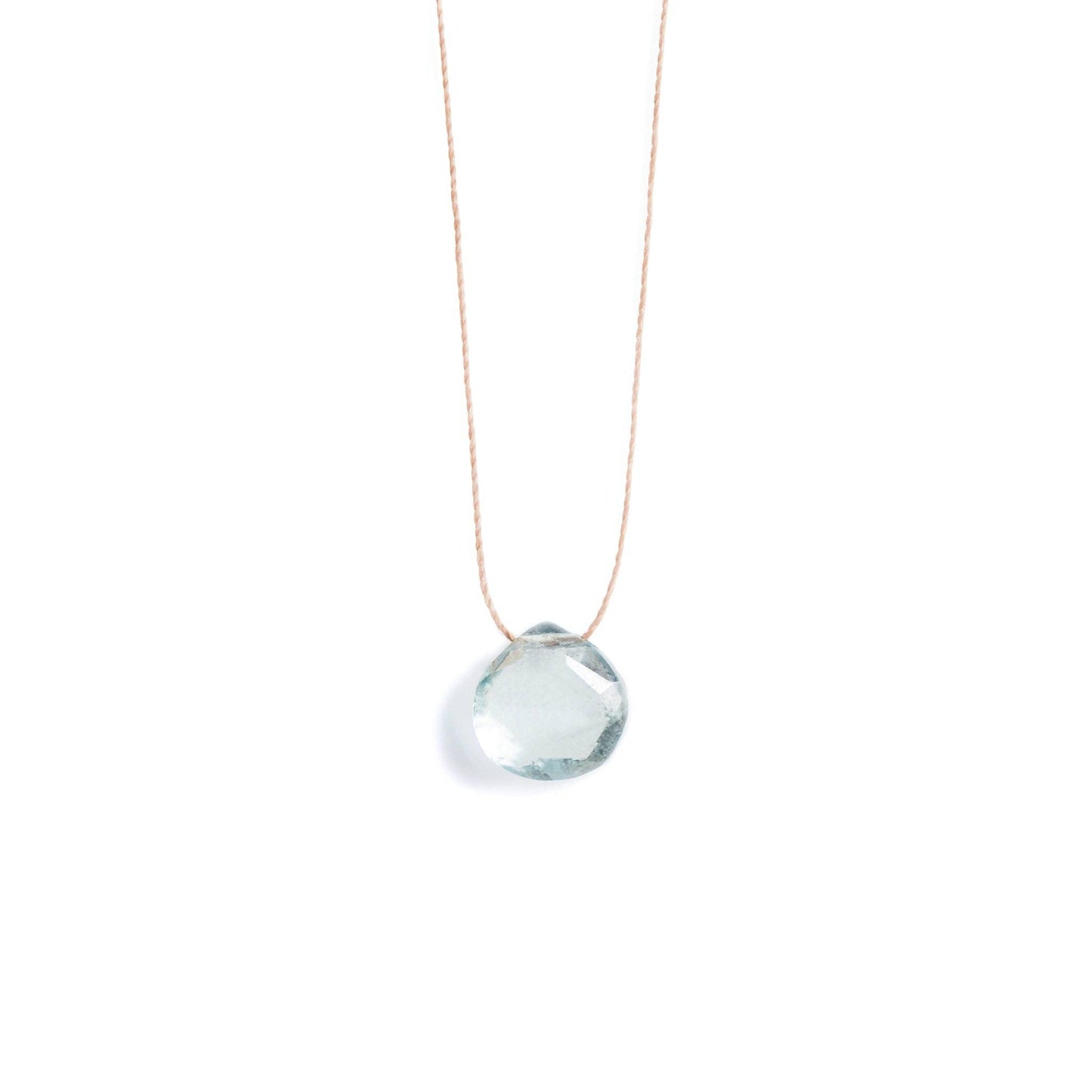 Wanderlust Life March Birthstone Necklace - Aquamarine