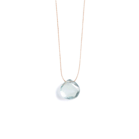 Wanderlust Life March Birthstone Necklace - Aquamarine