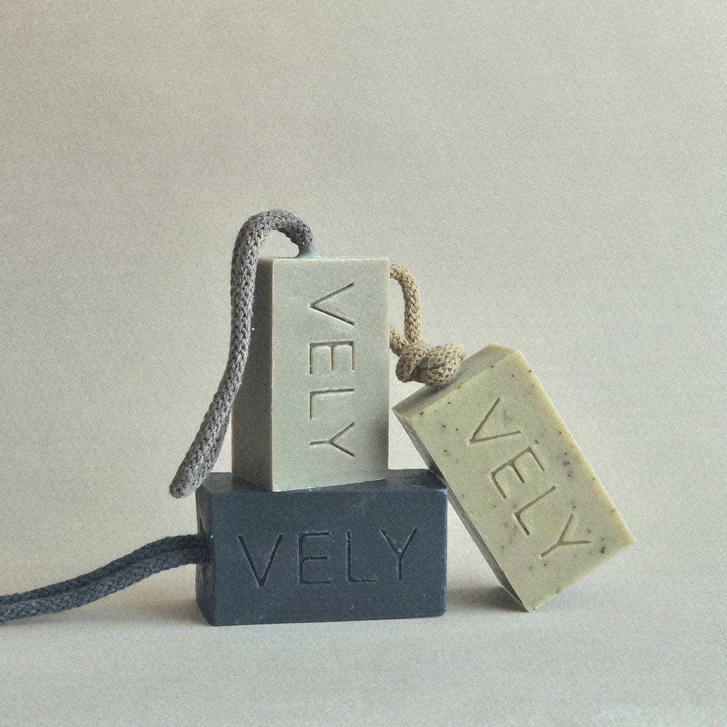 Natural Handmade Soap On A Rope - Sea Meditation