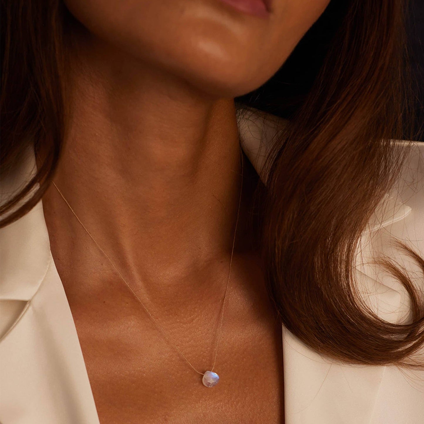 Wanderlust Life June Birthstone Necklace - Moonstone