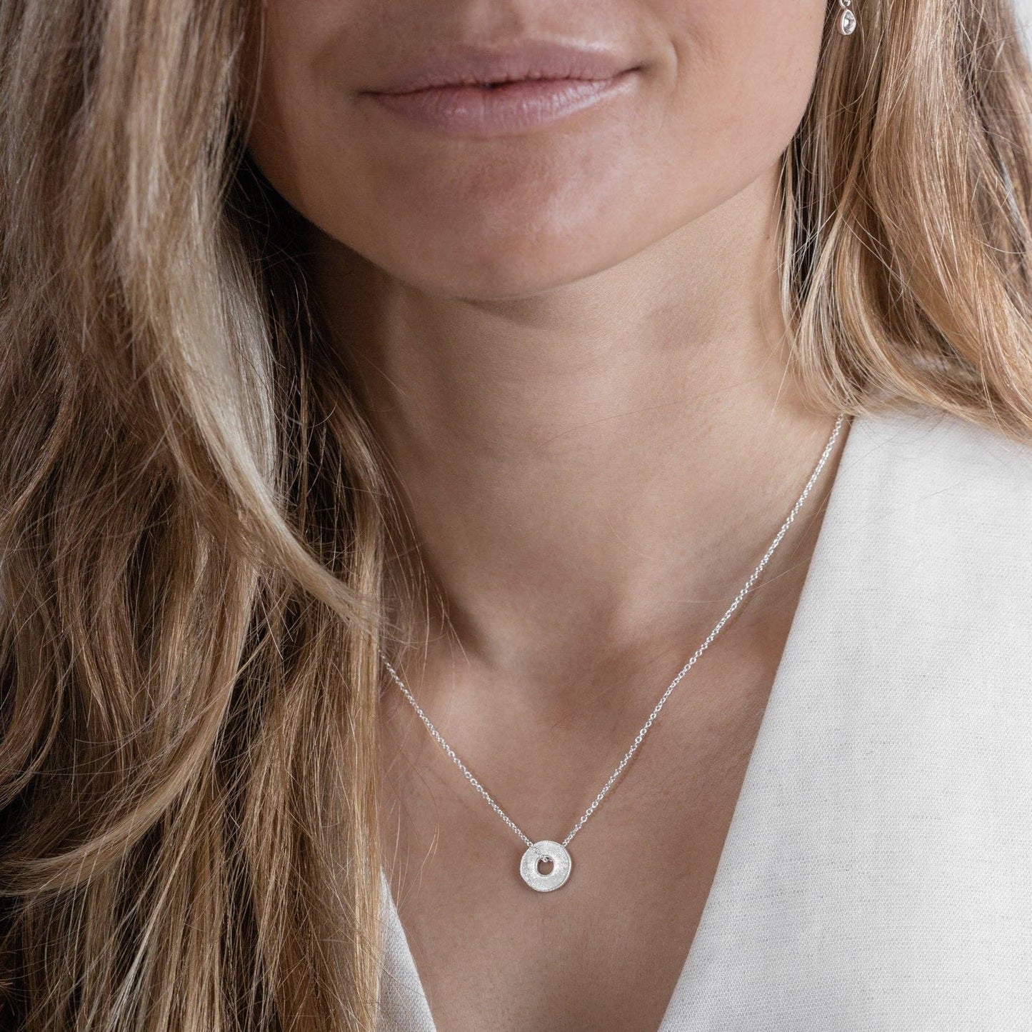 One & Eight Sorrel Necklace - Silver