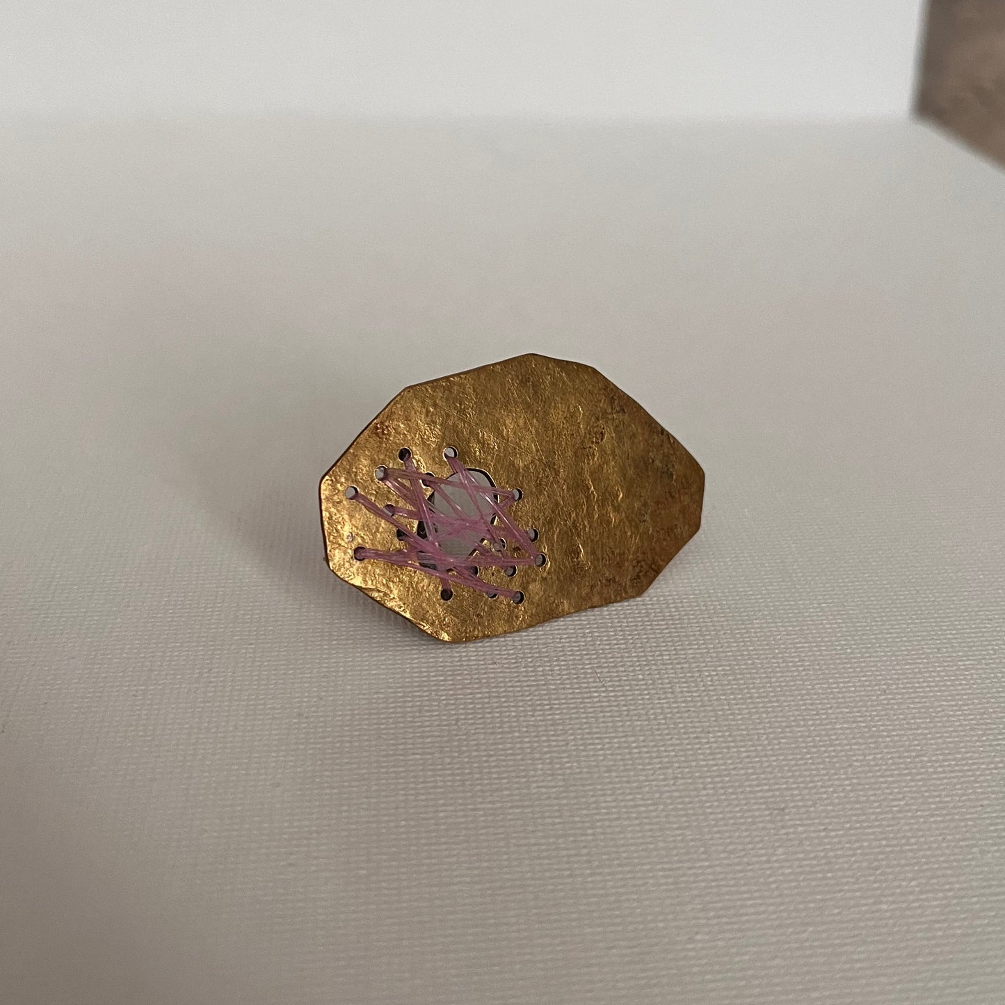 Sarah Drew Brass Ring - Ghost Net