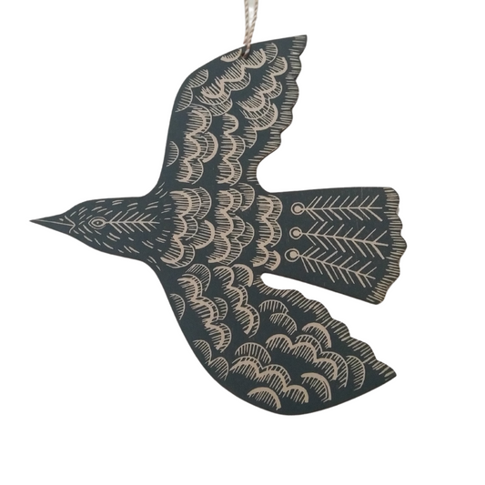 Kate Millbank Hanging Blackbird - Navy