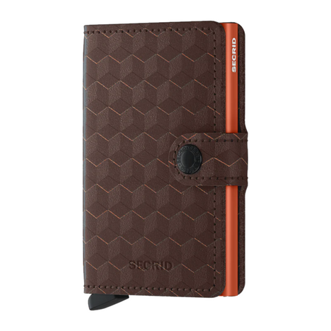 Secrid Mini Wallet - Optical Brown Orange