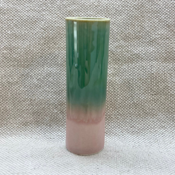 SGW Lab Cylinder Vase Small Pink Green