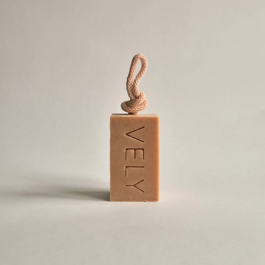 Natural Handmade Soap On A Rope - Amélie