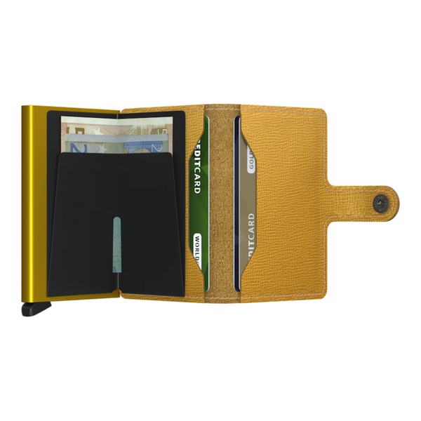 Secrid Mini Wallet - Crisple Ochre