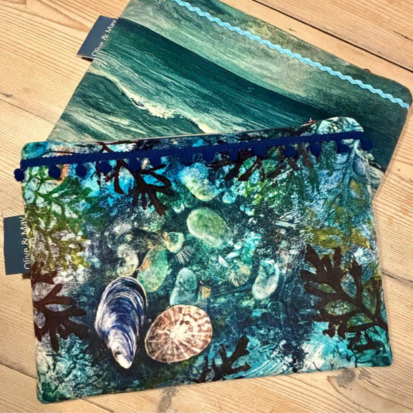 Olive & May Zip Pouch - Rockpool