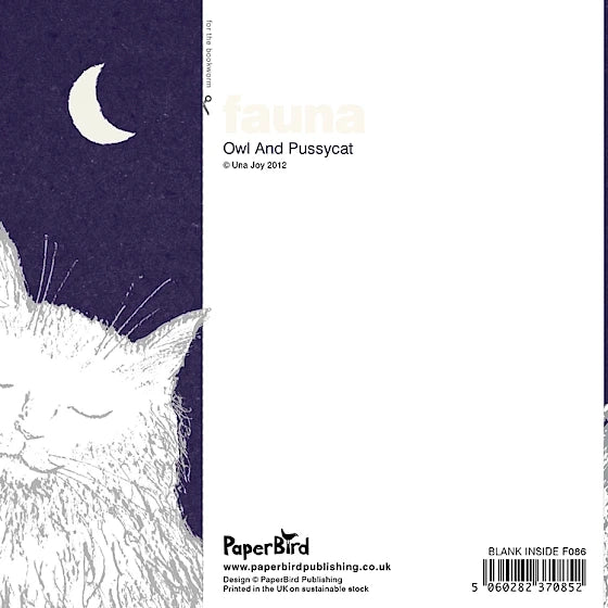 Greetings Card - The Owl & The Pussycat