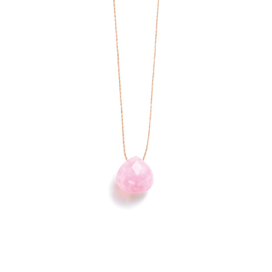 Wanderlust Life October Birthstone Necklace - Pink Opal