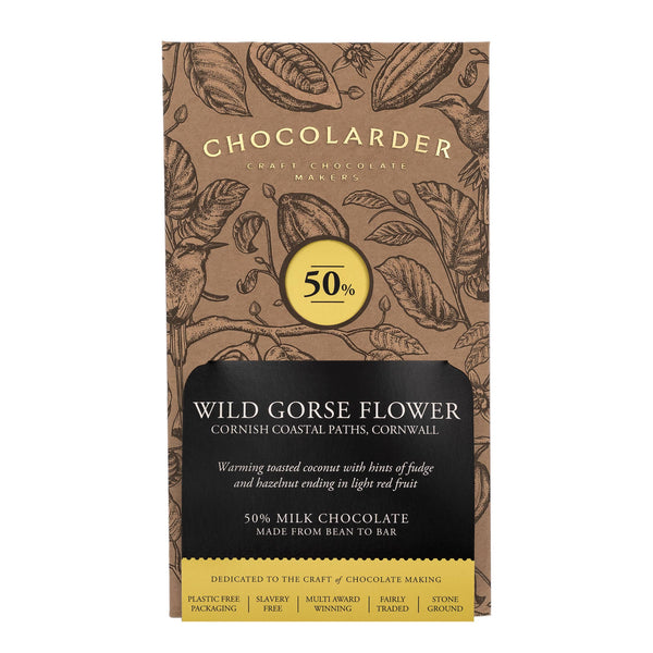 Wild Gorse Flower 50% Milk Chocolate Bar
