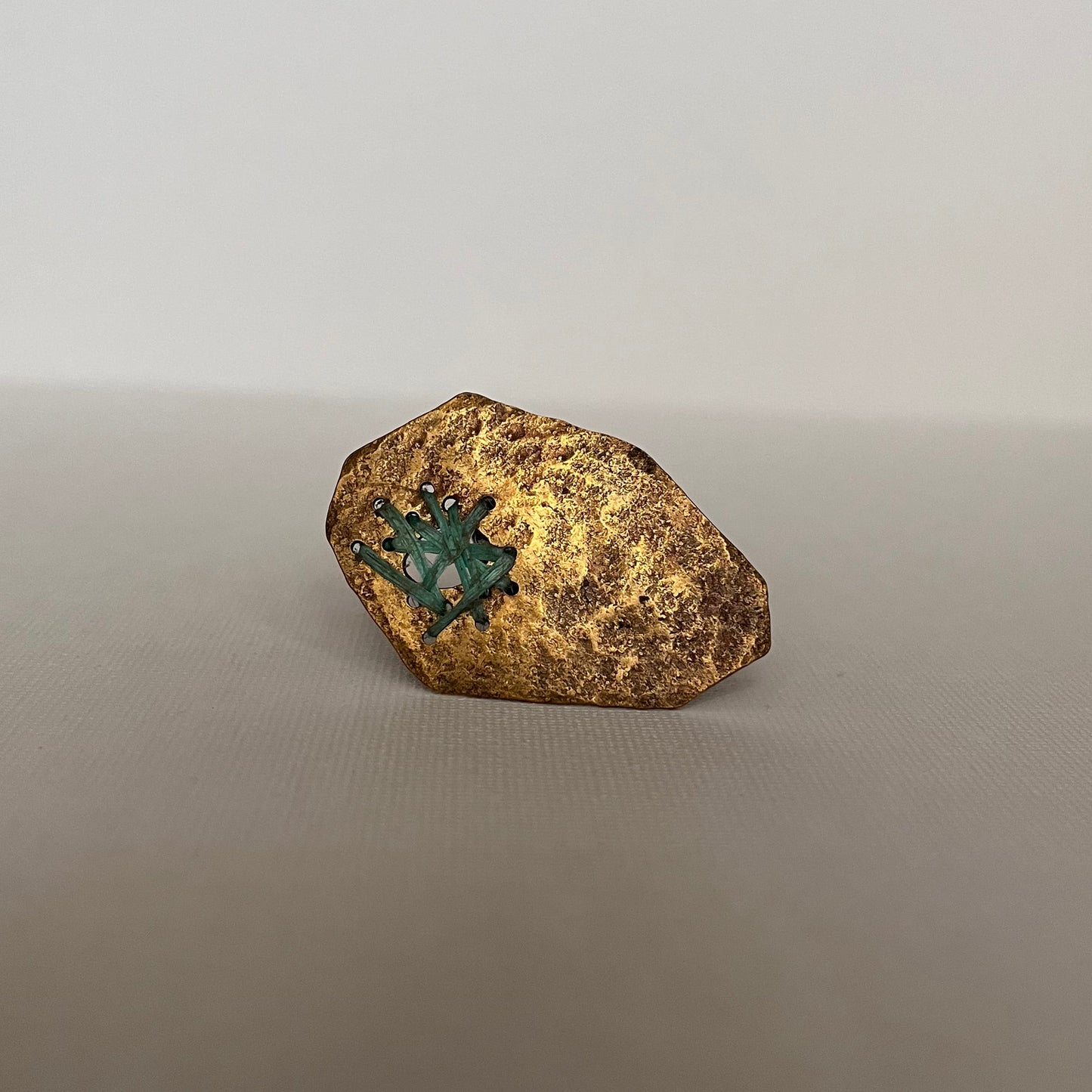 Sarah Drew Brass Ring - Ghost Net