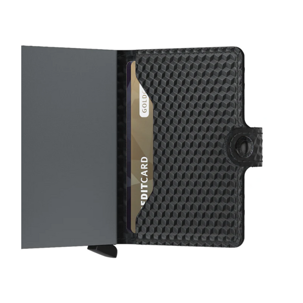 Secrid Mini Wallet - Cubic Black Titanium