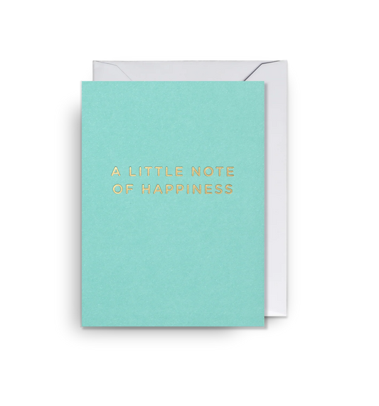 Lagom Mini Greetings Card - A Little Note of Happiness