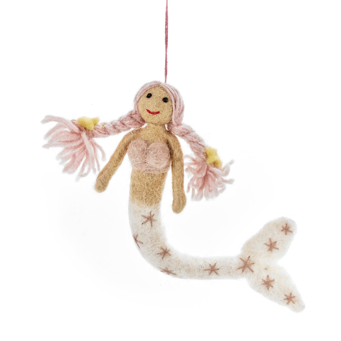 Felt So Good Magical Mermaids Hanging Decorations: River (Blue)