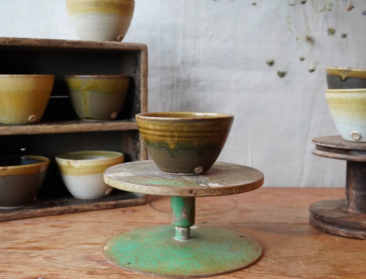 Lucy Turner Small Bowl - Brown & Gold